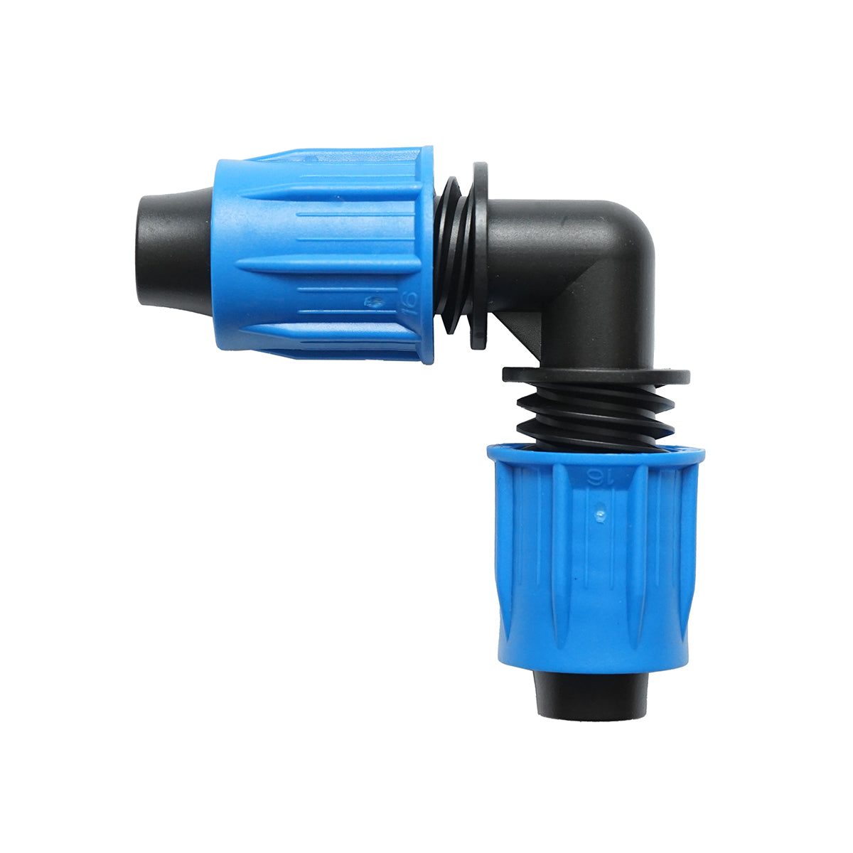 Cot connector tube drip D16x16mm for irrigation systems Breckner Germany